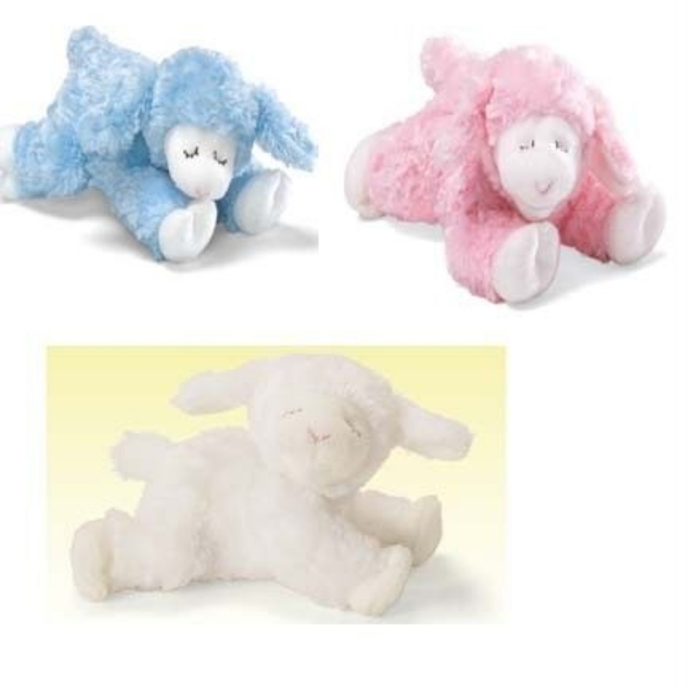 NEW GUND WINKY PLUSH LAMB RATTLE